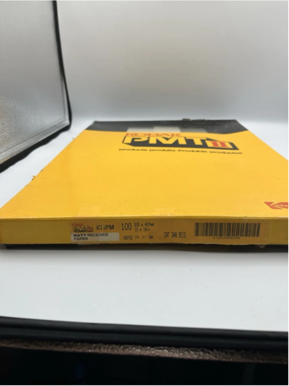Vintage Kodak PMT2 BOX ONLY , WAS USED FOR CONTAINER ORDERS OR MATT PAPER INPAST